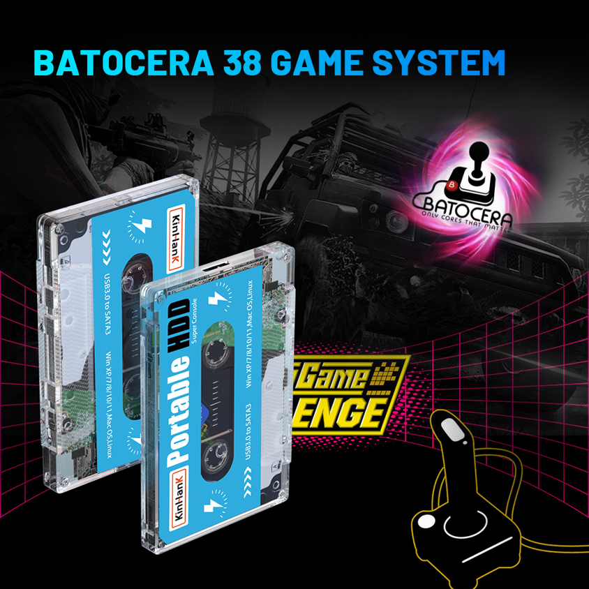 500GB Plug-and-Play Retro Gaming Hard Drive