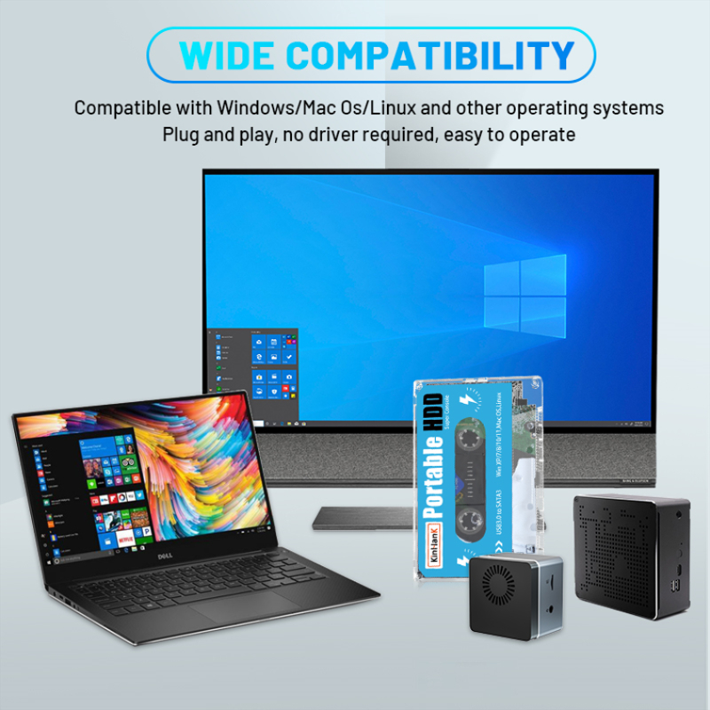 500GB Plug-and-Play Retro Gaming Hard Drive