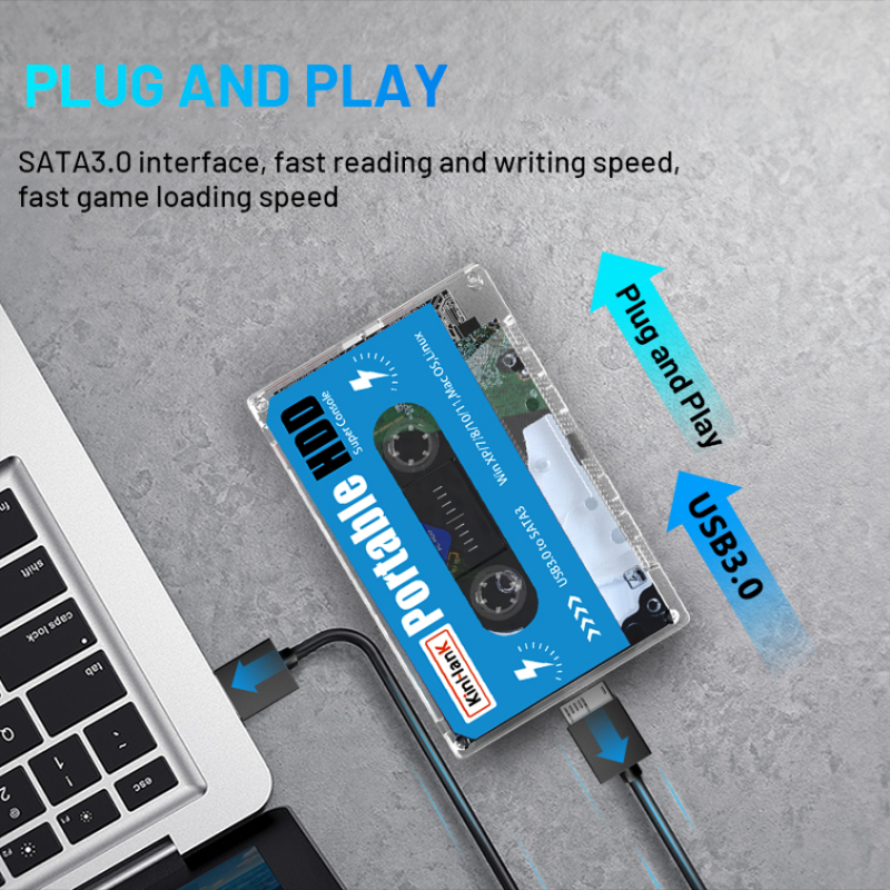 500GB Plug-and-Play Retro Gaming Hard Drive